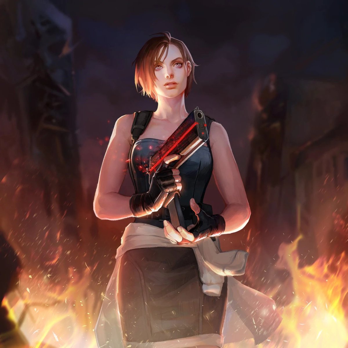 adastheme's tweet photo. the resident evil holy trinity in teppen. https://t.co/dBPFzCkaVH