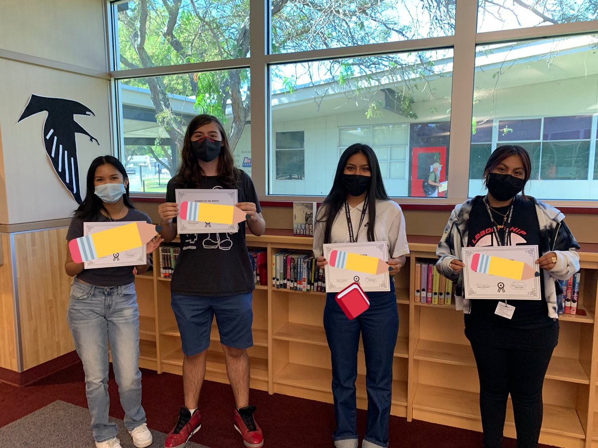 Congratulations to these Falcons for earning the September students of the month! <a href="/gofairfieldhigh/">Fairfield High</a> <a href="/DinwiddieUNC/">Rebecca Dinwiddie</a> <a href="/quijas_fhs/">Valorie Quijas</a> @OJA_FalconAP @the_jordanj_FHS #FalconsSoar