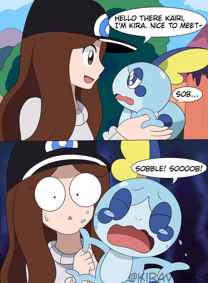 fun fact: whenever Kairi made Kira cry as a Sobble, she would stop crying too! 
it's because she doesn't like seeing her trainer sad✨ 