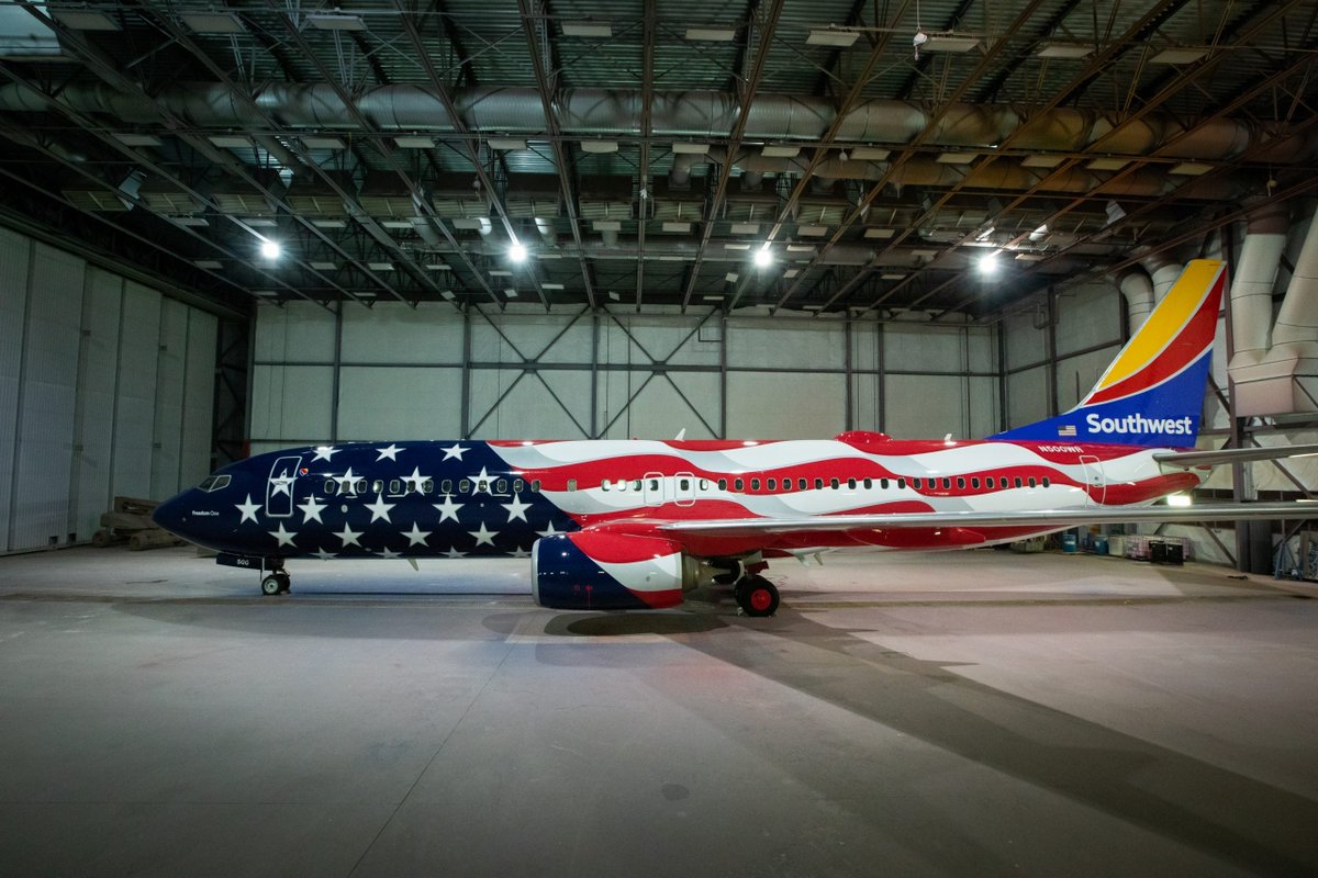 RealMsupr's tweet image. New Southwest Livery Image 2