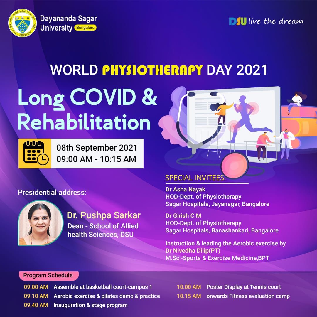 pt_radhika's tweet image. #DSU #DayanandaSagarUniversity #WorldPhysiotherapyDay #2021PTday