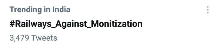 Both Are Trending Now #PostPone_Raj_Si_Exam
#Railways_Against_Monitization