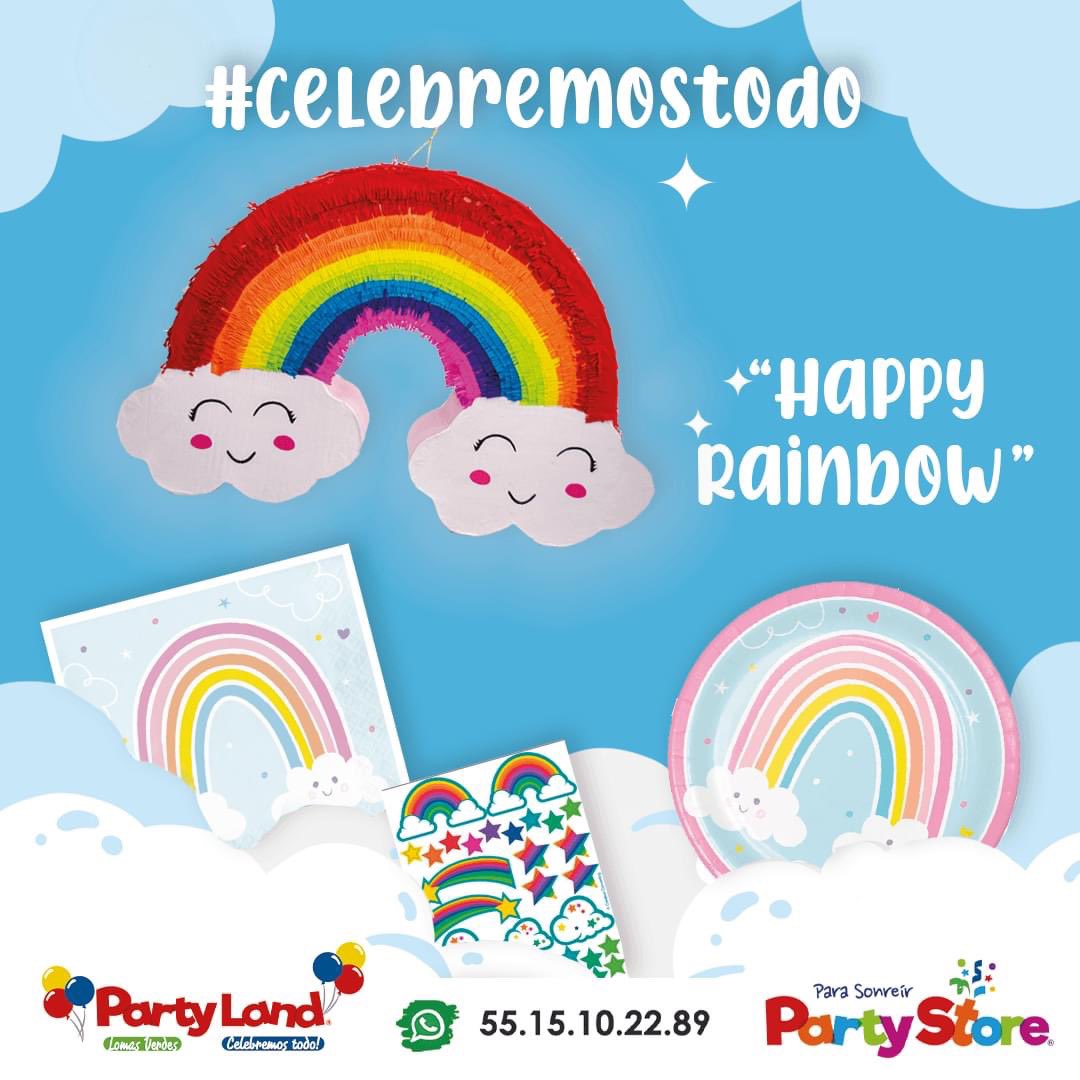 PartyLandLV's tweet photo. Todo esta de colores en #PartyLand 🎉🎈🥳 con la linea Happy  #rainbow #LomasVerdes #HBD #PartyStore #princesa #girl #niñas #CDMX #Naucalpan #Satelite #CelebremosTodo #PartyIdeas https://t.co/BFKYXsRCrQ
