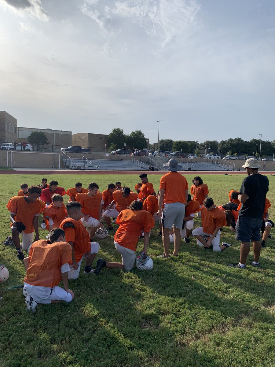 It was a hot day but we got tougher!  Looking forward to playing against my old student, Coach Rapp at Eisenhower.  #buildingalegacy @LEEVolsFootball @WCRonHarris @NeisdAthletics @JacksonMS2005 @EdwardRLozano @