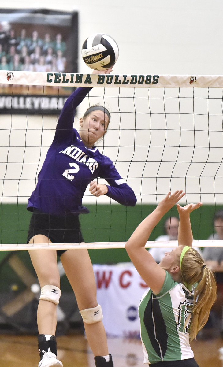 MelogranaPhoto's tweet photo. Celina defeated Fort Recovery, 28-26, 25-9, 25-16, in volleyball Tuesday night at Celina Intermediate School. Photos by Daniel Melograna/DailyStandard. #dailystandard #volleyball #ohsaa #nikon4ds #celinavolleyball #fortrecoveryvolleyball https://t.co/gsMall7Pab
