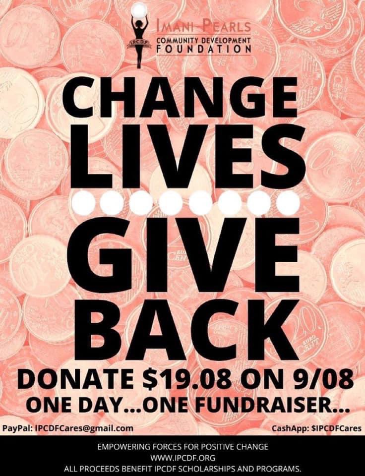 Mzjazi13's tweet photo. Your donations allow us to give scholarships to the youth and provide much needed resources to the citizens.
Please donate $19.08 on 09/08.
Ways to Give:
CashApp: $IPCDFCares
PayPal: IPCDFCares@gmail.com
#IPCDFCares https://t.co/t4xpk9vrWF