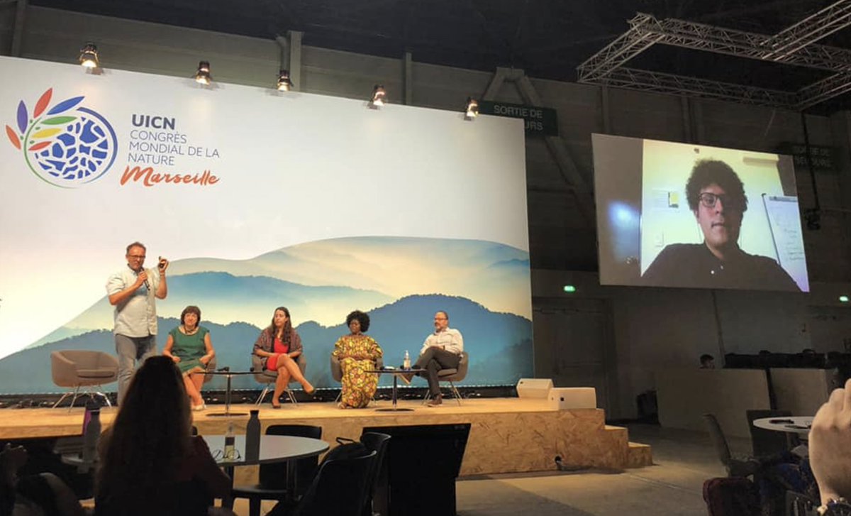 Felicitamos a Carlos Estrada, quien fue premiado como “Youth leader” por la CEC en el Congreso Mundial de la Naturaleza de la UICN en Marsella, Francia. 
#uicncongress #CarlosEstrada