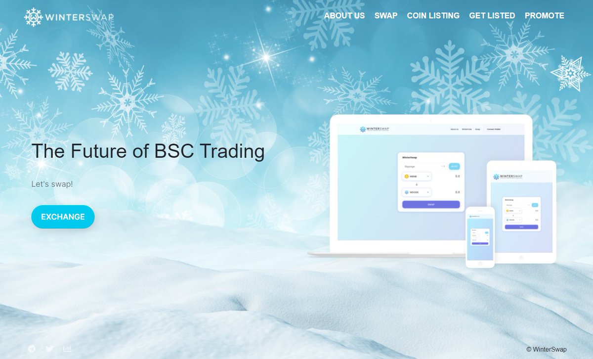 So excited about the WinterSwap launch today

$WDOGE #WinterDoge #WinterSwap #BSC #BNB #BSCgems #BSCGemsalert
