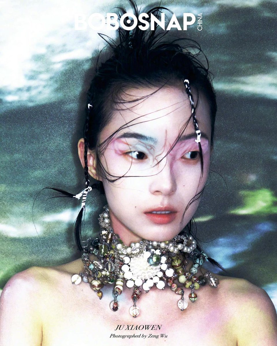 xiao wen ju in 're___ of fashion' bobosnap magazine september 2021 by zeng wu