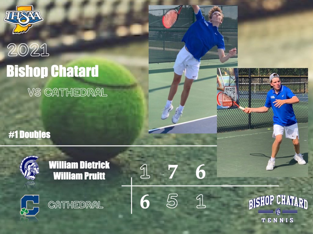 Top performers of the night ➡️➡️➡️William Dietrick (11) and William Pruitt (11) for earning the lone point against  #18 state ranked <a href="/gochsathletics/">Cathedral Athletics</a> at #1d in three sets. Last court on proved worthy for this duo, stay hungry and humble. There is a lot more to come for these two!