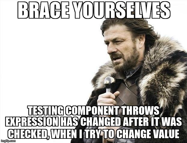 overflow_meme's tweet image. Testing component throws Expression has changed after it was checked, when I try to change value stackoverflow.com/questions/6909… #angular #angularcomponents #angulartest