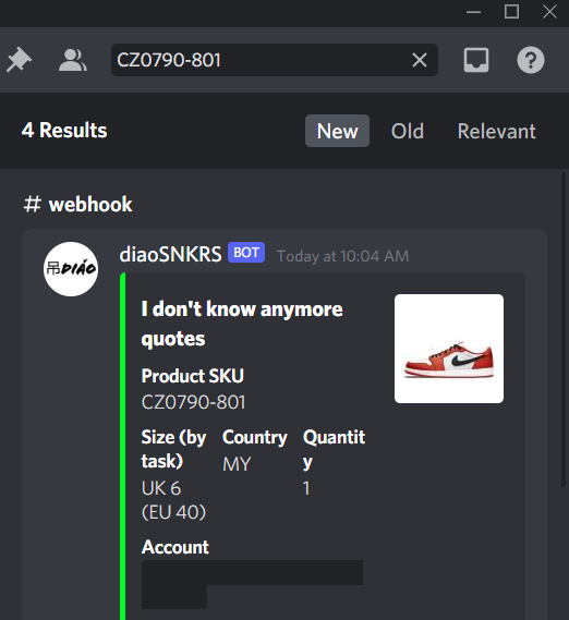 Take it as lunch money 😘😘
Thanks:
Bot: <a href="/diaoSNKRS/">home of diaoSNKRS</a> <a href="/rafflehub_io/">RaffleHub</a> <a href="/RafflehubS/">RaffleHub_Success</a> 
Proxy: <a href="/wukongProxy/">悟空代理</a> <a href="/Rainbow_Proxy/">RainbowProxy</a> @SmartcccProxy <a href="/SakuraProxy/">Sakura Proxy</a> <a href="/SuccessPookyy/">Pookyy Success</a> @Monster_Proxies <a href="/PookyyAIO/">Pookyy Proxies</a> 
Fnf: <a href="/gnn_fnf/">GanninaFNF</a> <a href="/nekolabFDN/">NekoLab FNF and Foundation</a> 
Buddiessss: <a href="/jclim0610/">JC 👟</a> <a href="/des_pfs/">Vyse</a> <a href="/zjwong520/">Lucas Wong/ Zi Jiang</a> @wjjjjj_W