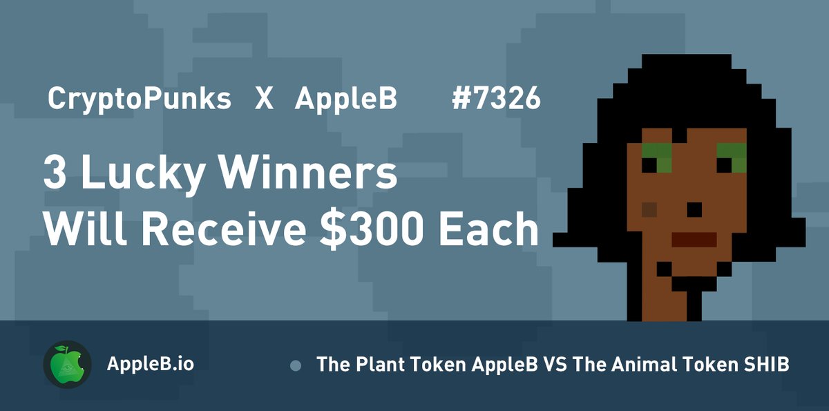 AppleBCommunity's tweet photo. [1/2] What's the magic when #CryptoPunks meets with #AppleB? 🎇🎆

Quickly join this #NFT campaign to find out👇

🔹Follow @AppleBCommunity + RT this post
🔹Create an AppleB #meme 
🔹Suggest AppleB future development plan in NFT field
🔹Fill the form: https://t.co/nBD0sNTdvT https://t.co/O6mf166iaT