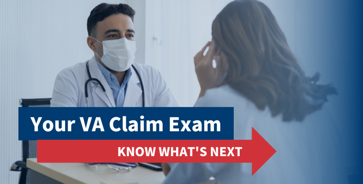 VAVetBenefits's tweet photo. Once you file your claim for disability benefits, we may ask you to have a claim exam (also known as a compensation and pension, or C&amp;P, exam).

Find answers to your questions about C&amp;P exams: https://t.co/cQoutBcMxr https://t.co/GV5IjKUsvZ