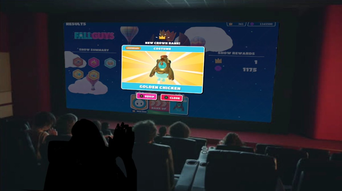 ChefBoyEric's tweet image. Unlocked the Golden Chicken; Thanks for the games  
@BertoRod2 #FallGuys #FallGuysUltimateKnockout