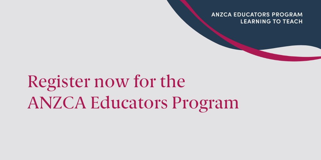 ANZCA's tweet photo. We're taking registrations for various #ANZCAEducatorsProgram modules delivered via Zoom! Learn & engage with our modular practical teaching course. Available to all fellows, trainees (excluding introductory trainees) & SIMGs. Learn more here: https://t.co/fzW31pIb3Q https://t.co/0kOx9su37K
