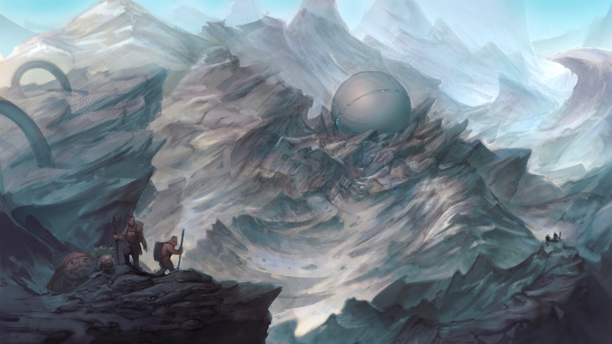 fivetorchesdeep's tweet image. We’re scuttling out of isolation to announce our first supplement in 2021. Highfane Peaks is a compact setting toolkit designed to help you build adventures in a magical mountain range. New classes, lineages, and subsystems for mountaineering. Coming to Kickstarter soon!