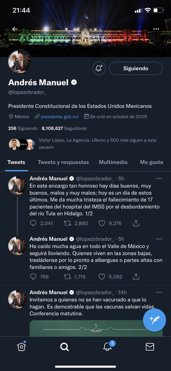 RafaRiveraRamos's tweet photo. Como es costumbre en este tipo de situaciones #Temblor el #Presidente @lopezobrador_ brilla por su ausencia

En estos casos de crisis, un verdadero líder estaría presente, para orientar y solventar cualquier clase de necesidad

Será mañana en su mañanera cuando aparezca de nuevo. https://t.co/cwDGuD2PJh
