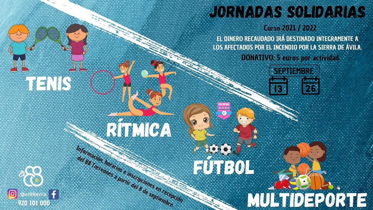 deportesavila's tweet photo. Jornadas solidarias con el incendio de la Sierra de #Ávila en @El88Avila 
https://t.co/39r2j16l3E https://t.co/4QVG2nSED1