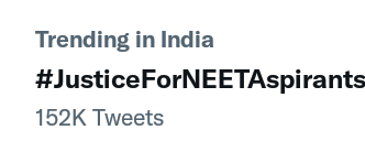 SagirAh38422213's tweet photo. Justice  for neet aspirants 
No -1 trending in India 
For Postpone of NEET 

#JusticeForNEETAspirants https://t.co/TMRVkhDSVi