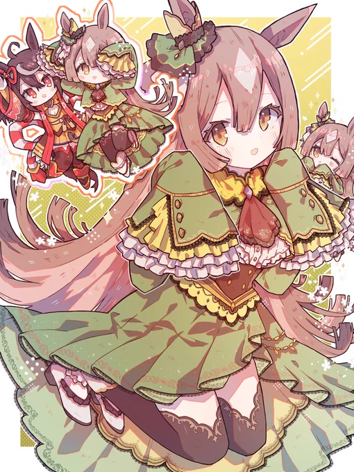 キタサトちゃん並べてみたかわいい〜〜🐎 
