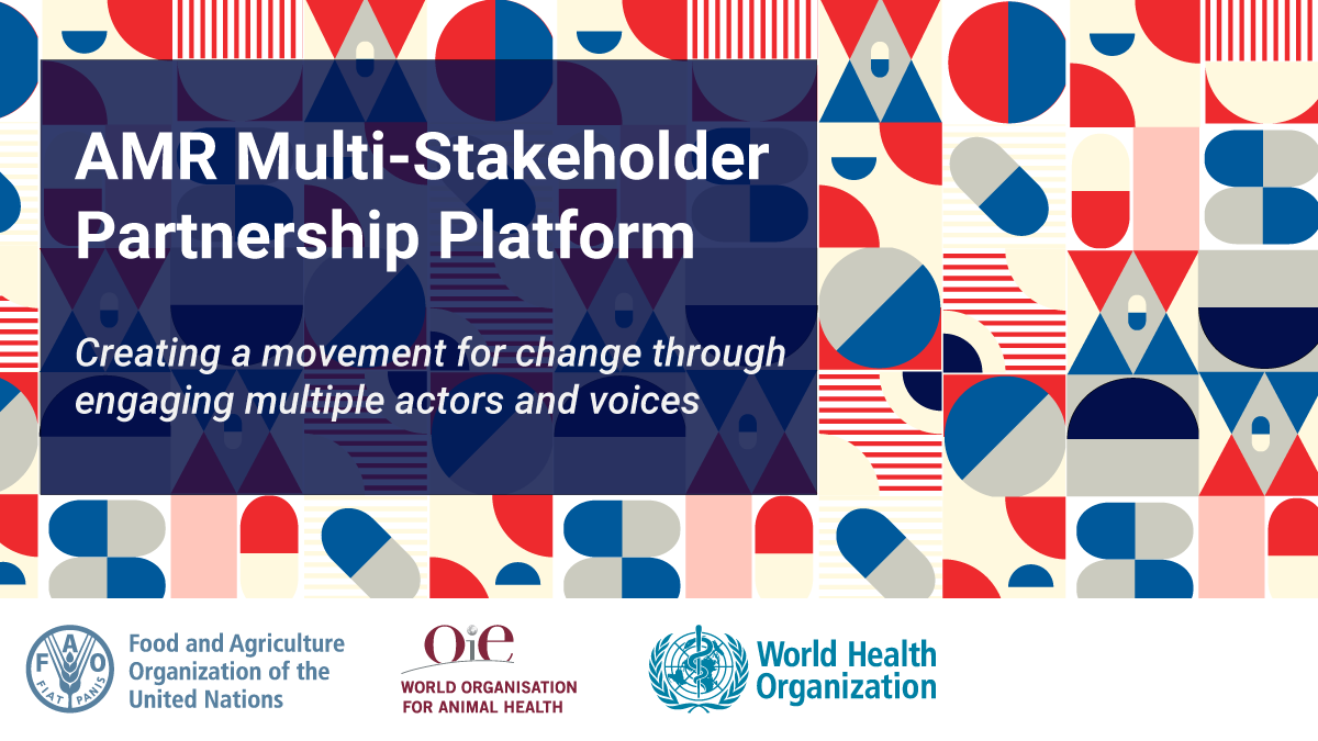 Want to help fight #AntimicrobialResistance? 

<a href="/FAO/">Food and Agriculture Organization</a>, <a href="/OIEAnimalHealth/">OIEAnimalHealth</a> &amp; <a href="/WHO/">World Health Organization (WHO)</a> are launching a public discussion on the #AMR Multi-Stakeholder Partnership Platform.

Please fill in the survey on the AMR Multi-Stakeholder Partnership Platform: bit.ly/3szqc7x