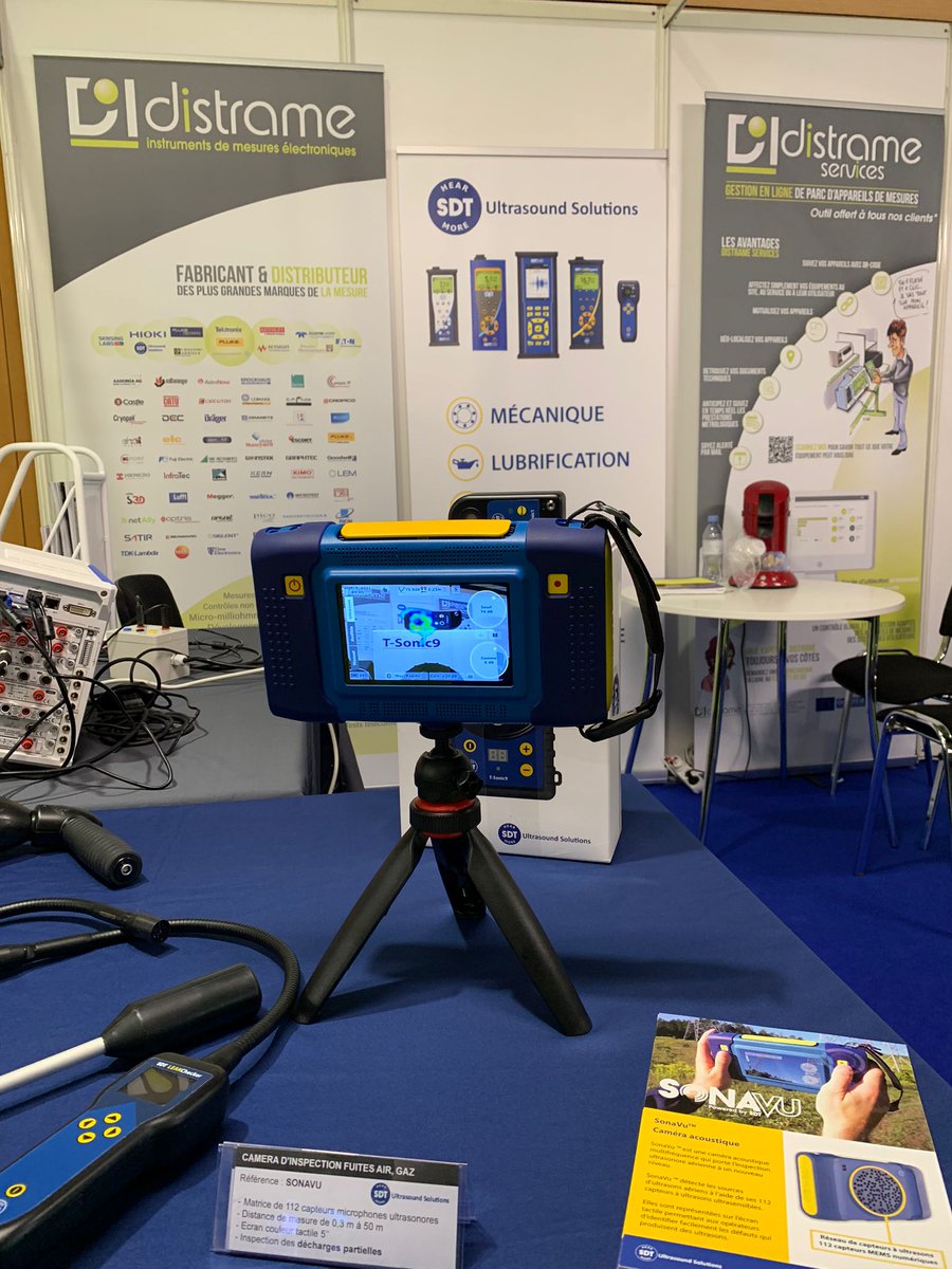 Vous n'êtes pas encore passés par le stand N° 2L34 de #Distrame lors du Salon <a href="/MeasurementW/">Measurement World</a> à <a href="/eurexpo_/">Eurexpo Lyon Officiel</a> ?

Chez nous, vous pouvez voir la caméra acoustique SonaVu™ en action avec le T-Sonic1 pour la detection #ultrasonore de fuites.

#economiesdenergie #aircomprime #ultrasons
