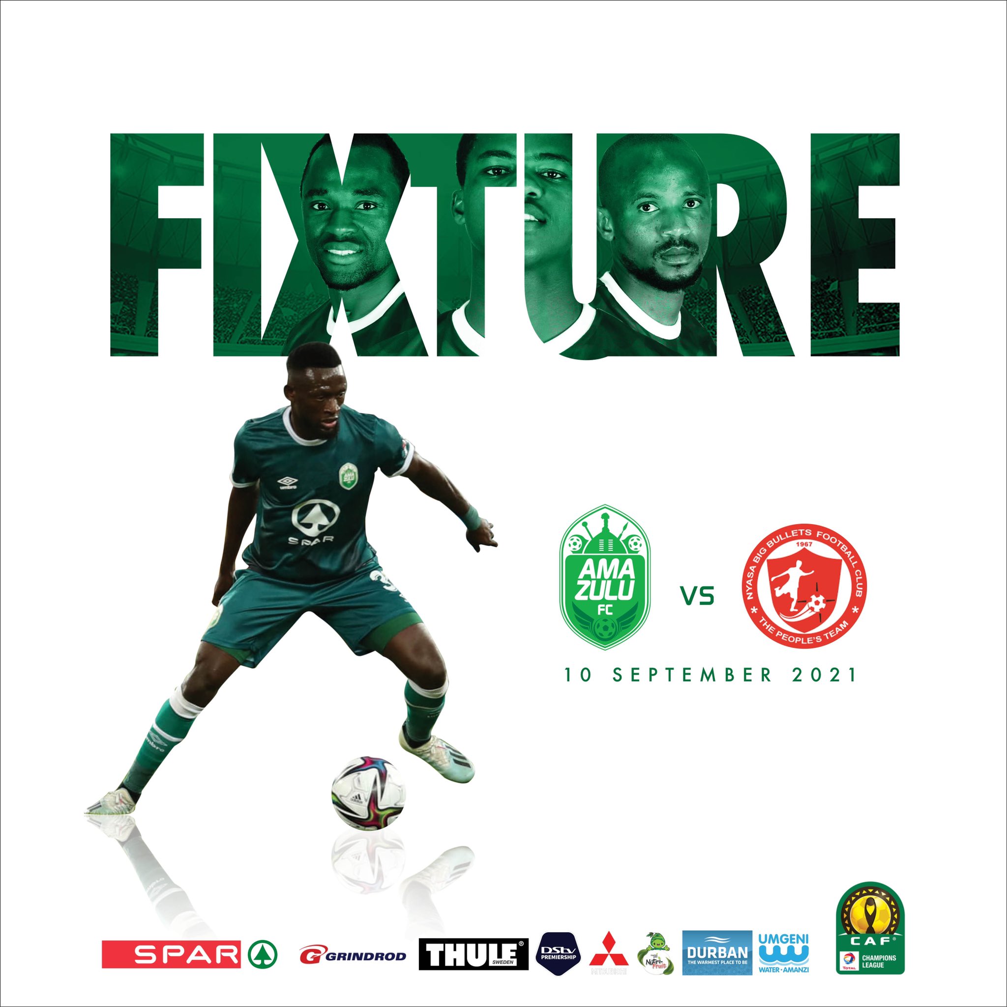 Amazulu Fc On Twitter Only Days Away From Our Much Anticipated First Clash Against Nyasabigbullets In Cafcl Save The Date 10 Sept 17 00 Moses Mabhida Hebeusuthu Usuthutogether Https T Co 2g1aoisfdq