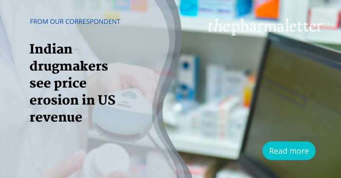 ThePharmaLetter's tweet image. Indian #drugmakers see #price erosion in US revenue #india #pharma thepharmaletter.com/article/indian…