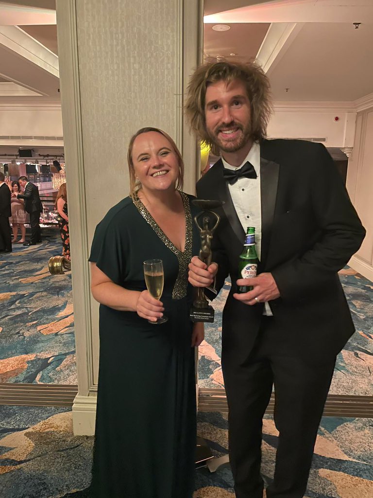 So proud of our marketing team for the win at the #Cateys for best marketing campaign. It’s been a tough year and this has made the whole family so happy. Well done to <a href="/SauceComms/">Sauce Communications</a> too, this was a joint effort in the most difficult of years <a href="/Rick_Stein/">Rick Stein</a> <a href="/Jill_Stein/">Jill Stein OBE</a> <a href="/CharlieStein1/">Charlie Stein</a>