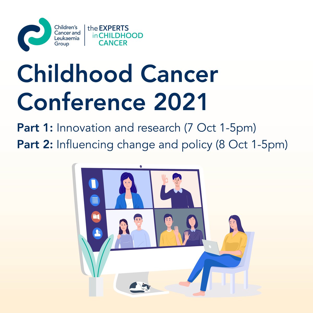 cclguk's tweet image. 📣 We're pleased to announce that our #ChildhoodCancerConference is returning this year, and will be a virtual event, taking place online. 📣 

You can book your place now at 👉 cclg.uk/2WVsEcC