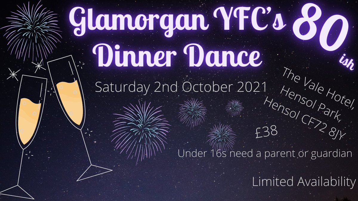 The clock is ticking. 🕰 Only 9 days to get your tickets. 💃Just email county office at glamorgan@yfc-wales.org.uk