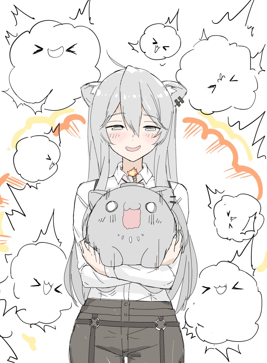 ししろん誕生日おめでとう〜!♌️💣
#ししらーと  #獅白ぼたん誕生日 