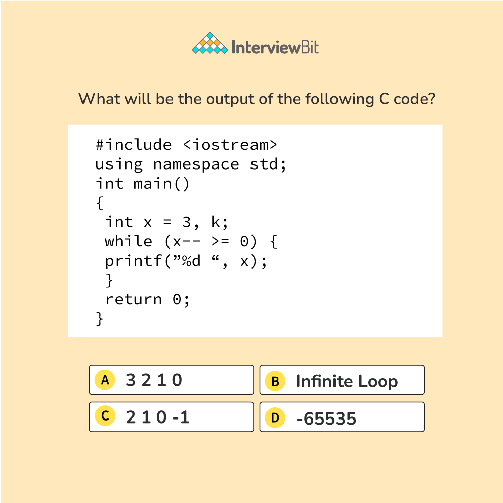 interview_bit's tweet image. We know you know, so tell us!๐
Also, happy weekend!
#coders #codingquestions #QuestionOfTheDay #programmerslife #developers #techie #programming #quiz #Quizoftheday #QUIZTIME #SundayFunday #SundayMotivation