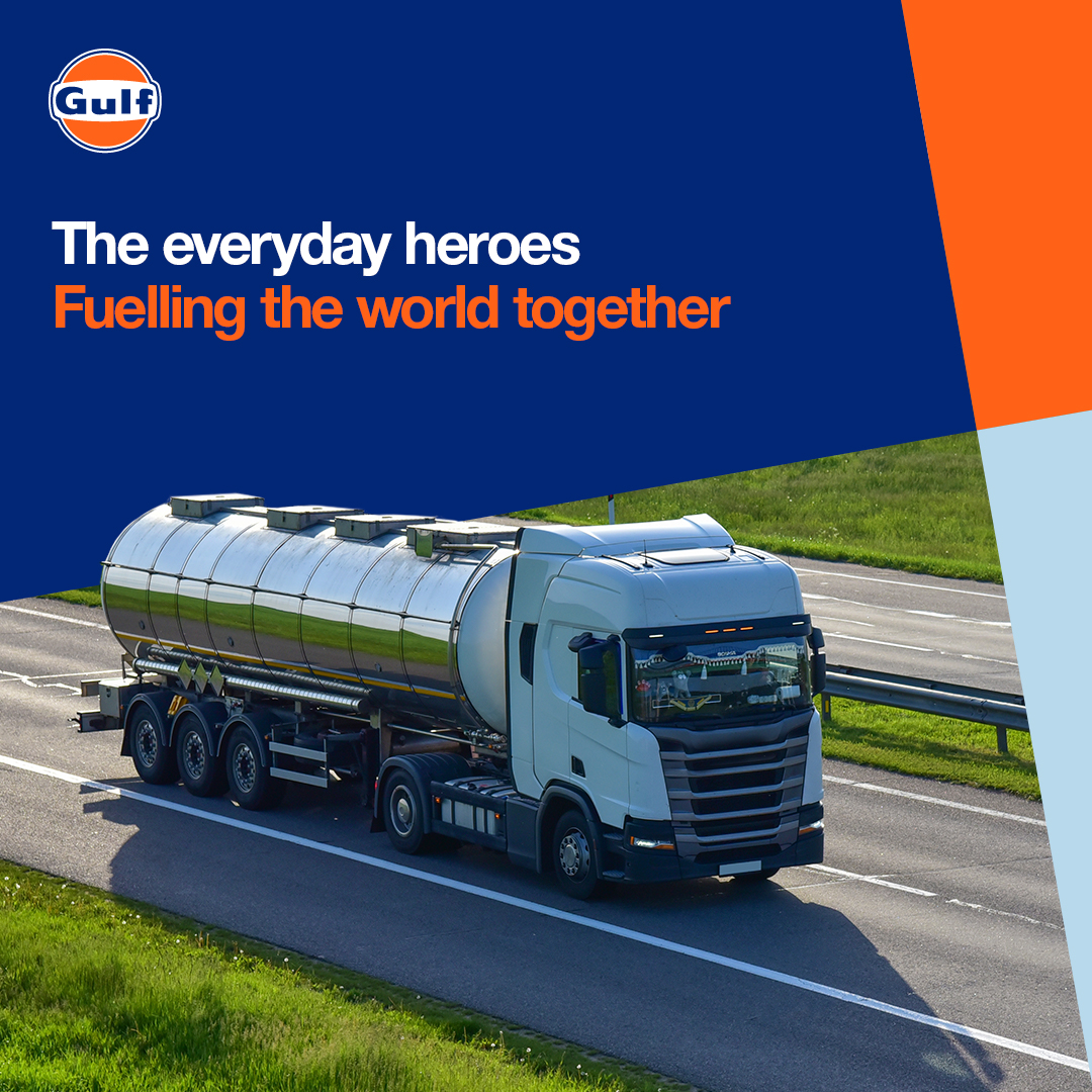 GulfRussia's tweet photo. Транспортируя нашу продукцию везде, мы заряжаем мир. #GulfOilMiddleEast#GulfOil https://t.co/SlmRDkJikx