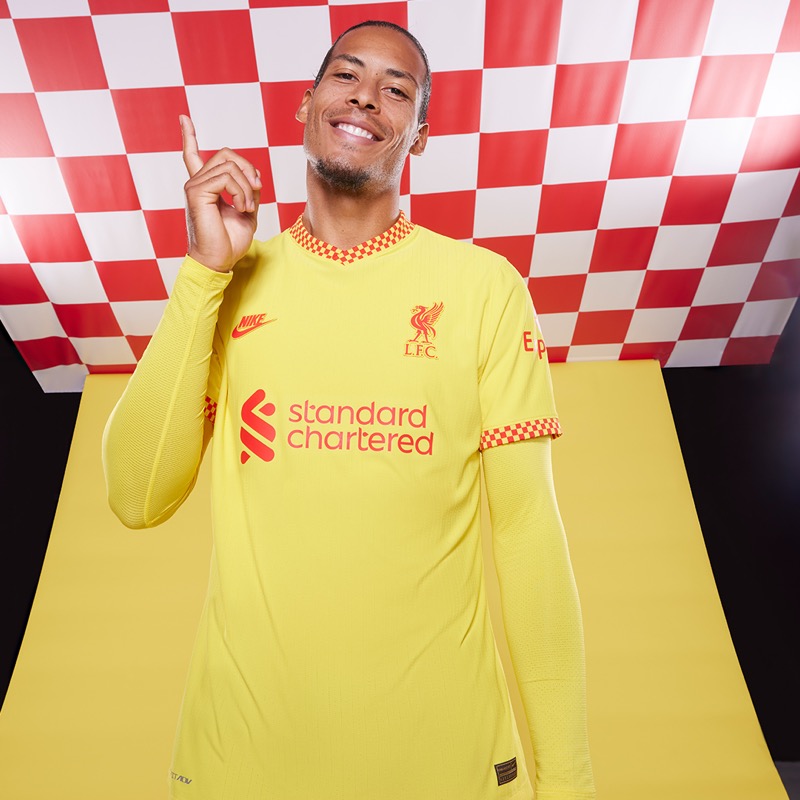 liverpool football kit yellow