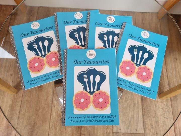 Why not treat yourself to a great new cookbook produced by our very own Breast Care Team and their patients ?
“Our Favourites”contains lots of mouth-watering recipes
Now on sale for £5 from the Helen Clarke Suite or to purchase online (+ £1 P&amp;P) visit:
justgiving.com/fundraising/he…