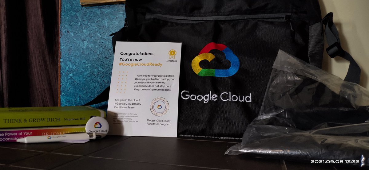 PratikOza1206's tweet photo. Thank You @GoogleCloud_IN for the Milestone Rewards.
#learnCloud #googlecloudready #googlecloudreadyfacilitatorprogram https://t.co/qbLCu1ALEB