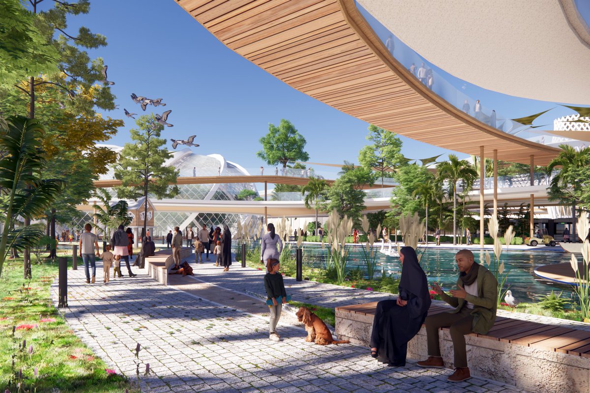 El Parque Central ubicado en Jeddah Arena de #AirportCity, en la ciudad de #Jeddah, será un espacio de #usomixto en el corazón del nuevo #distritourbano. Un nuevo concepto de comunidad con un estilo de vida dinámico y un lugar de entretenimiento familiar. chapmantaylor.com/news/take-a-lo…