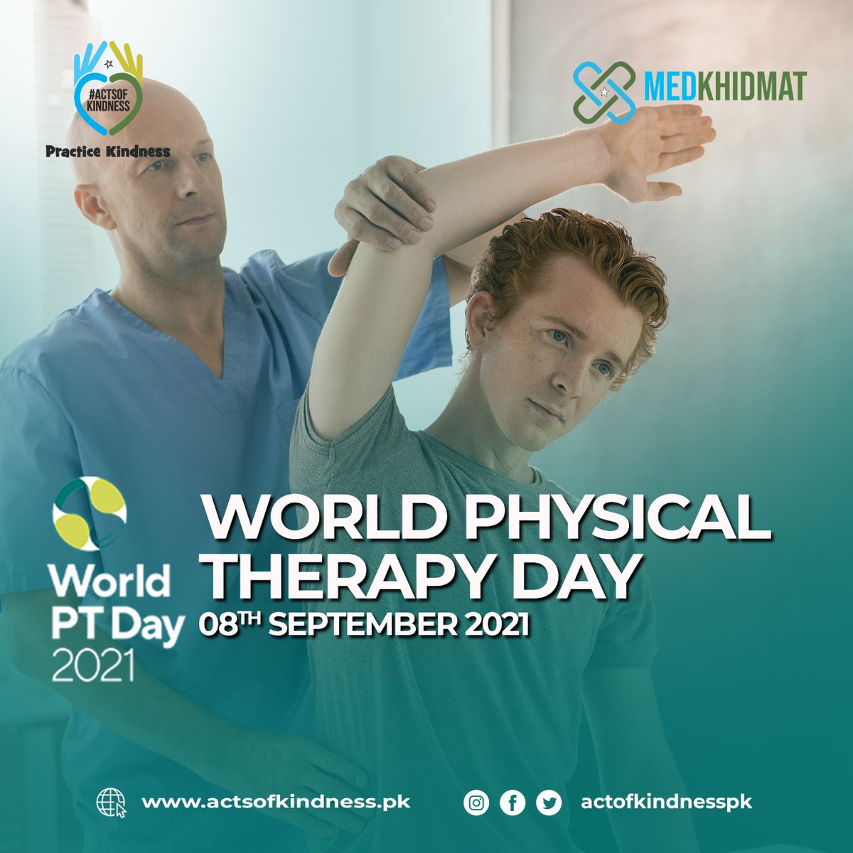 actsofkindnessp's tweet photo. Lets appreciate all the #Physiotherapis for their crucial contribution to #society, enabling people to be #physically fit, well, and independent.

#actsofkindnesspk #actsofkindness #kindnesssquad  #kindnessiscontagious #kindnessmatters #physicaltherapy #worldphysiotherapyday https://t.co/oTbjS1G6yN