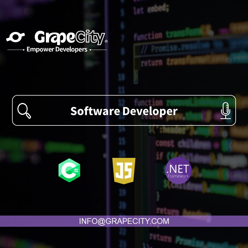 grapecity_al's tweet image. Join our team as a SOFTWARE DEVELOPER!
Contact us at info@grapecity.com
#grapecityal #grapecitylife #valuesthatprevail #hiring #softwaredeveloper #recruiting #nowhiring #recruitment #developer