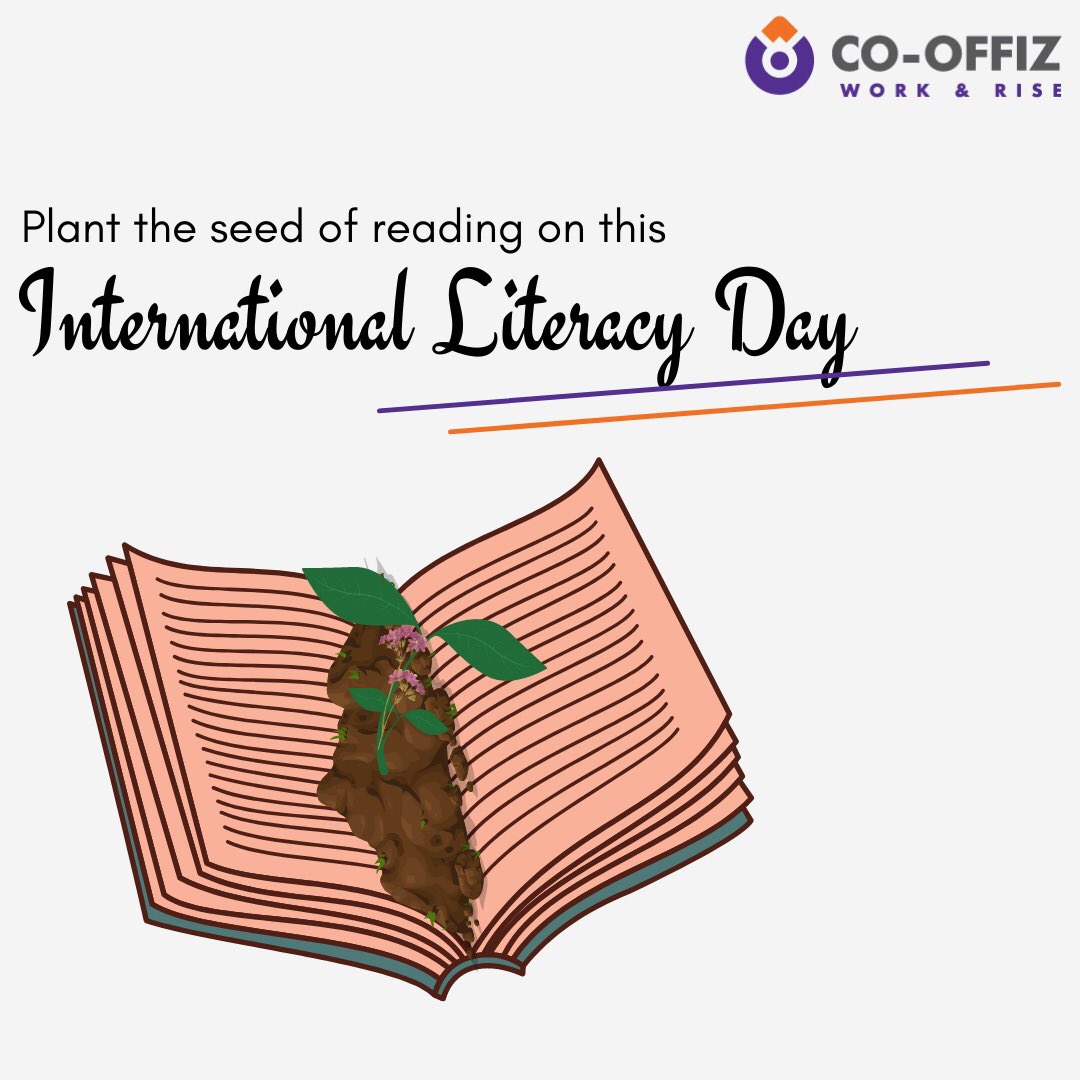co_offiz's tweet photo. Plant the seed of reading on this INTERNATIONAL LITERACY DAY π
#cooffiz #InternationalLiteracyDay #LiteracyDay #literacy https://t.co/bSWMkpmV6o