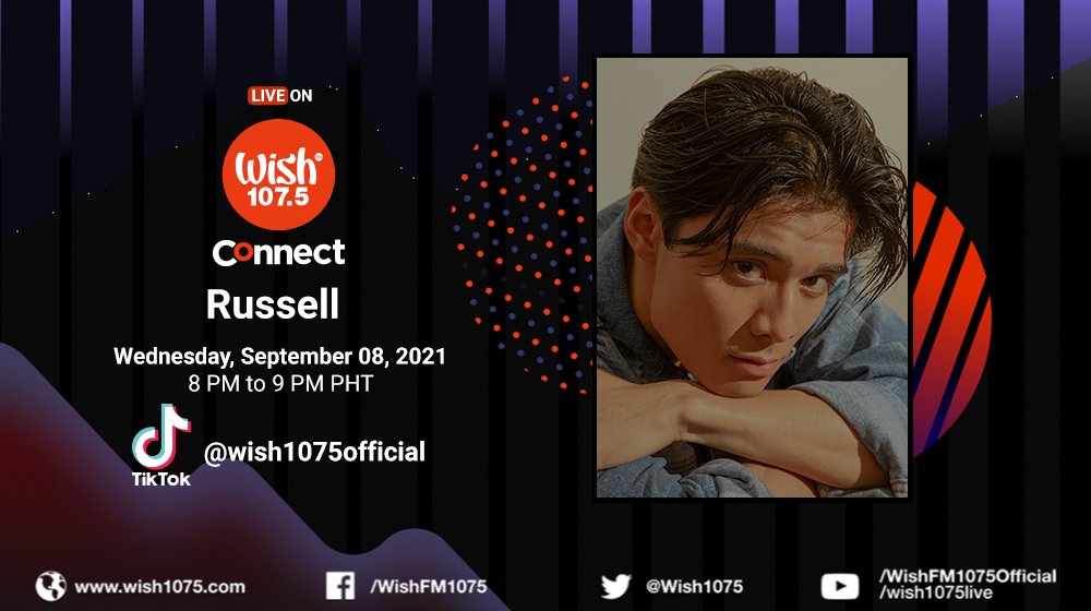 wish1075's tweet photo. We'll be featuring up-and-coming act @rusreymusic tonight!

His Wish Connect interview will air on our official TikTok page at 8 p.m. PHT! https://t.co/dJjwBpUrZz