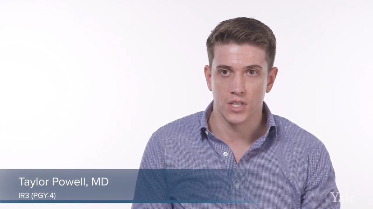 Yale Department of Radiology & Biomedical Imaging (@yaleradiology) on Twitter photo The <a href="/Yale_IR/">Yale IR</a> Residency Program:
youtu.be/FZ8kpgxnu0E
Watch the video to hear about the Interventional Radiology experience at <a href="/YaleRadRes/">Yale Radiology Residents</a> & <a href="/YaleRadiology/">Yale Department of Radiology & Biomedical Imaging</a>.
#VIR #RadRes #MedEd #RadXX The <a href="/Yale_IR/">Yale IR</a> Residency Program:
youtu.be/FZ8kpgxnu0E
Watch the video to hear about the Interventional Radiology experience at <a href="/YaleRadRes/">Yale Radiology Residents</a> & <a href="/YaleRadiology/">Yale Department of Radiology & Biomedical Imaging</a>.
#VIR #RadRes #MedEd #RadXX