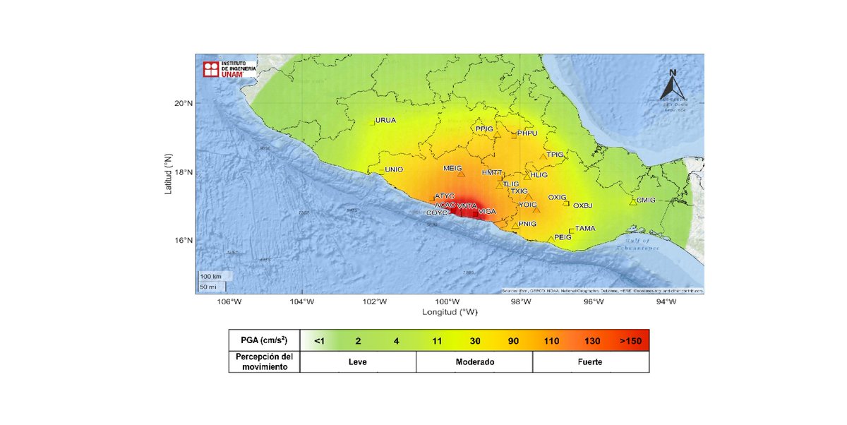 Mapa de intensidades para el sismo de magnitud 7.1, 11 km al SUROESTE de ACAPULCO, GRO, 16.78, -99.93, 10, 2021/09/08, 01:47:46
uis.unam.mx