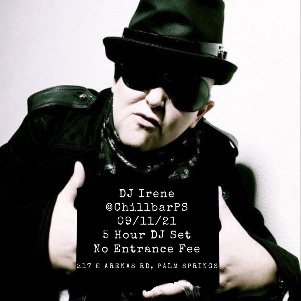 GET ITTTT!!! 

I will be in Palm Springs this Saturday Night at CHILL BAR 

NO ENTRANCE FEE

5 HOUR DJ SET