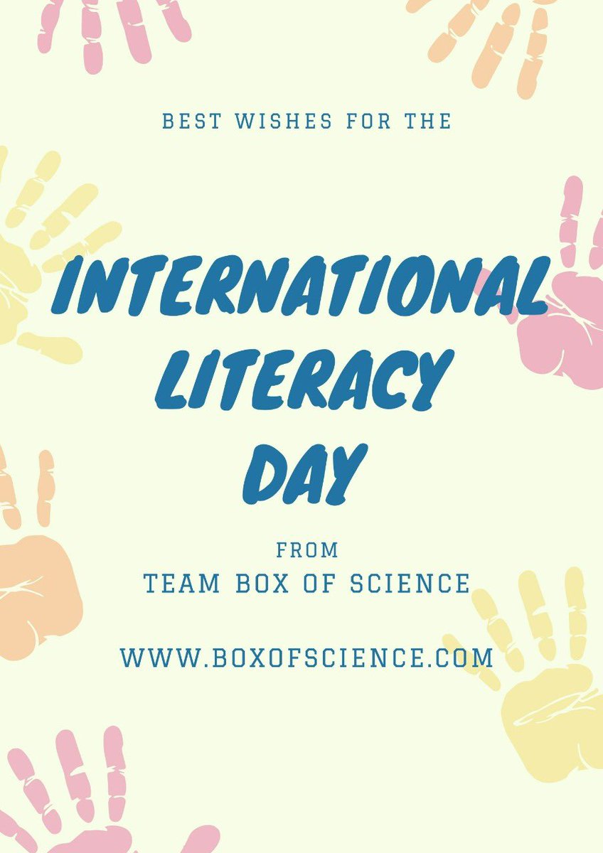 paragamya's tweet photo. Best wishes for the #internationalliteracyday from the team @boxofscience 

https://t.co/8srBhRlCPF https://t.co/wQXehFojqX