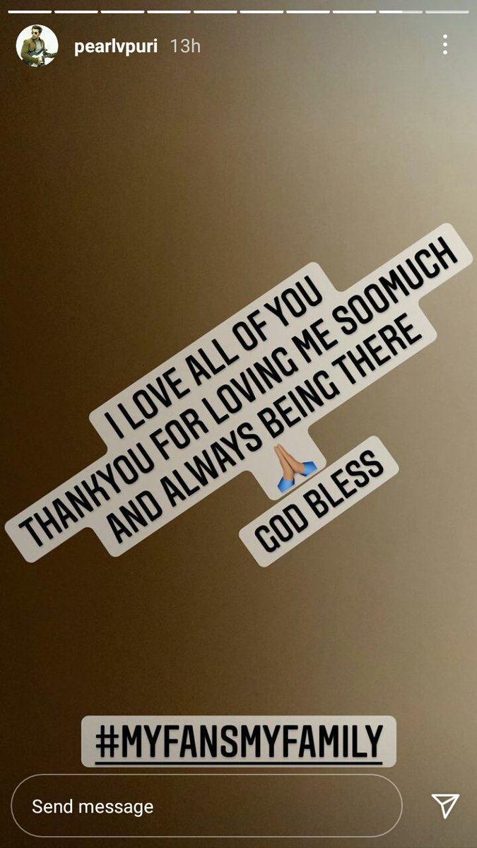 swethhhh's tweet photo. It is a very good morning already.. So happy to see him feeling our love. We are always with you pearlie.

#PearlVPuri https://t.co/2jJv8pKn03
