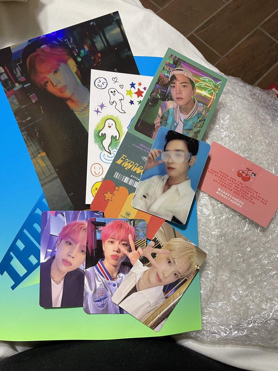 ExtraTaeyum's tweet photo. My tbz music Korea album finally got here! Thank you so much for hosting a a GO! This was my first time ever joining a go, and I will definitely join yours again ๐ค @cherryuGOs #cherryugos https://t.co/Bd74HkKbMV