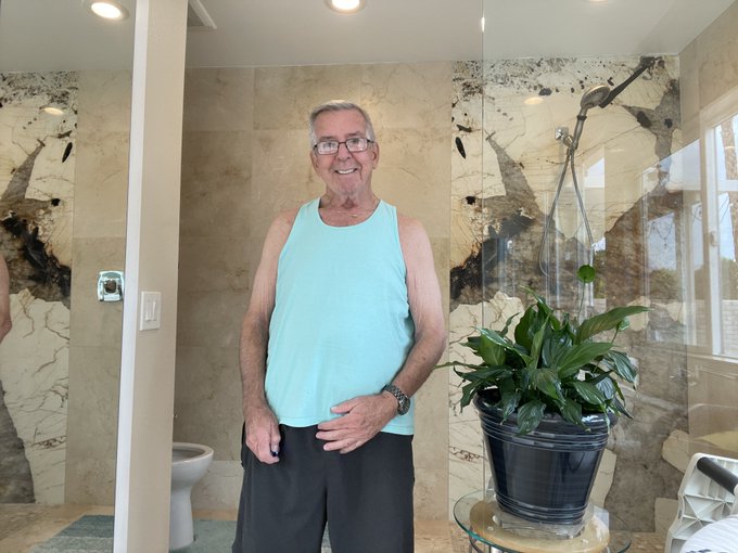 A studious look at the new ultra-chic bathroom...

SEE https://t.co/Euc7IkLZfE FOR HOTTER CONTENT,
#ranchomiragedaddy